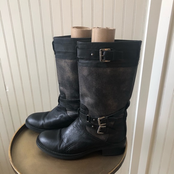 AQUATALIA BY MARVIN K MOTO BOOTS. 8.5. EUC - Picture 2 of 7